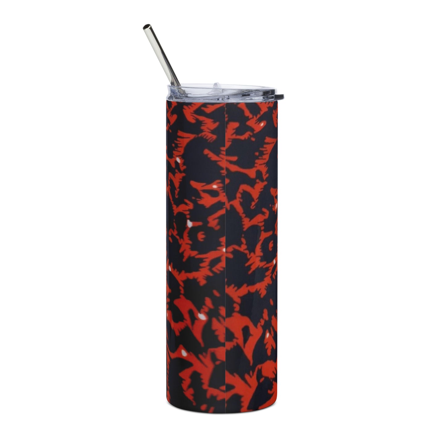 Orange Leopard Tumbler