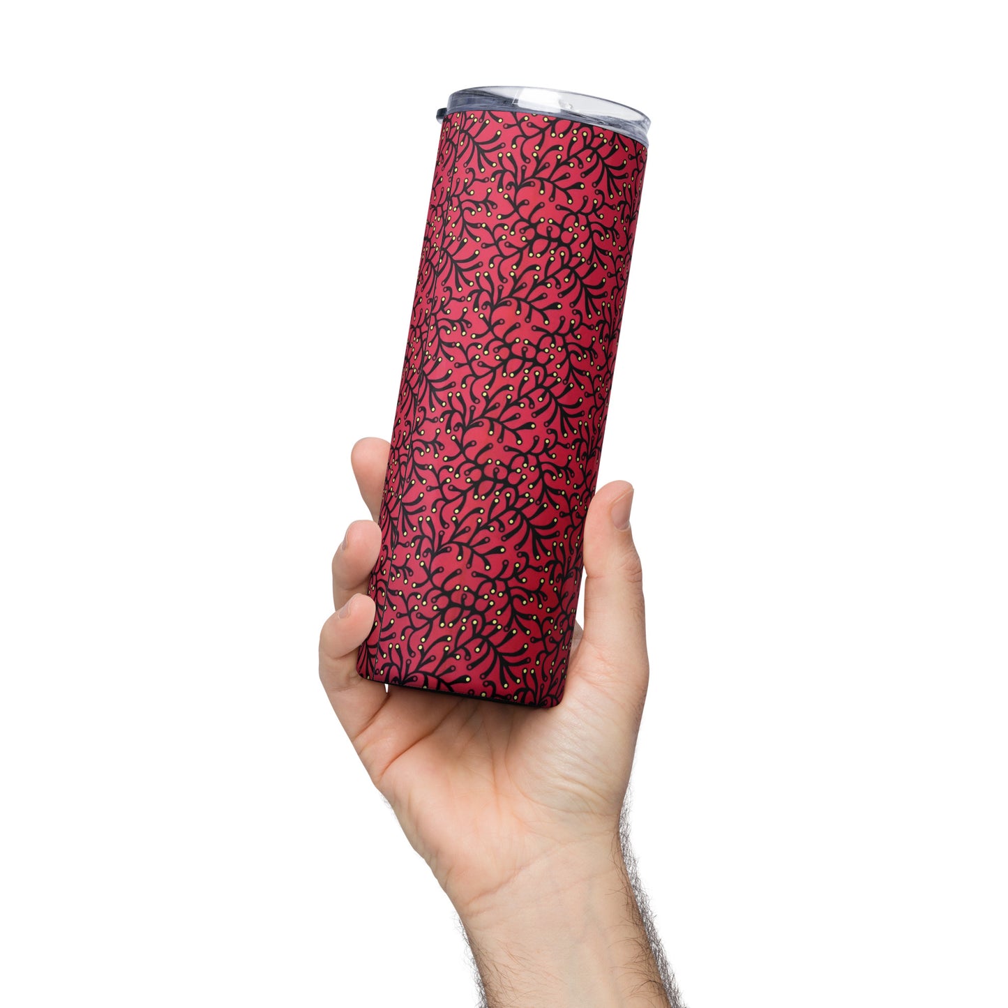 Red Dots Ankara Tumbler