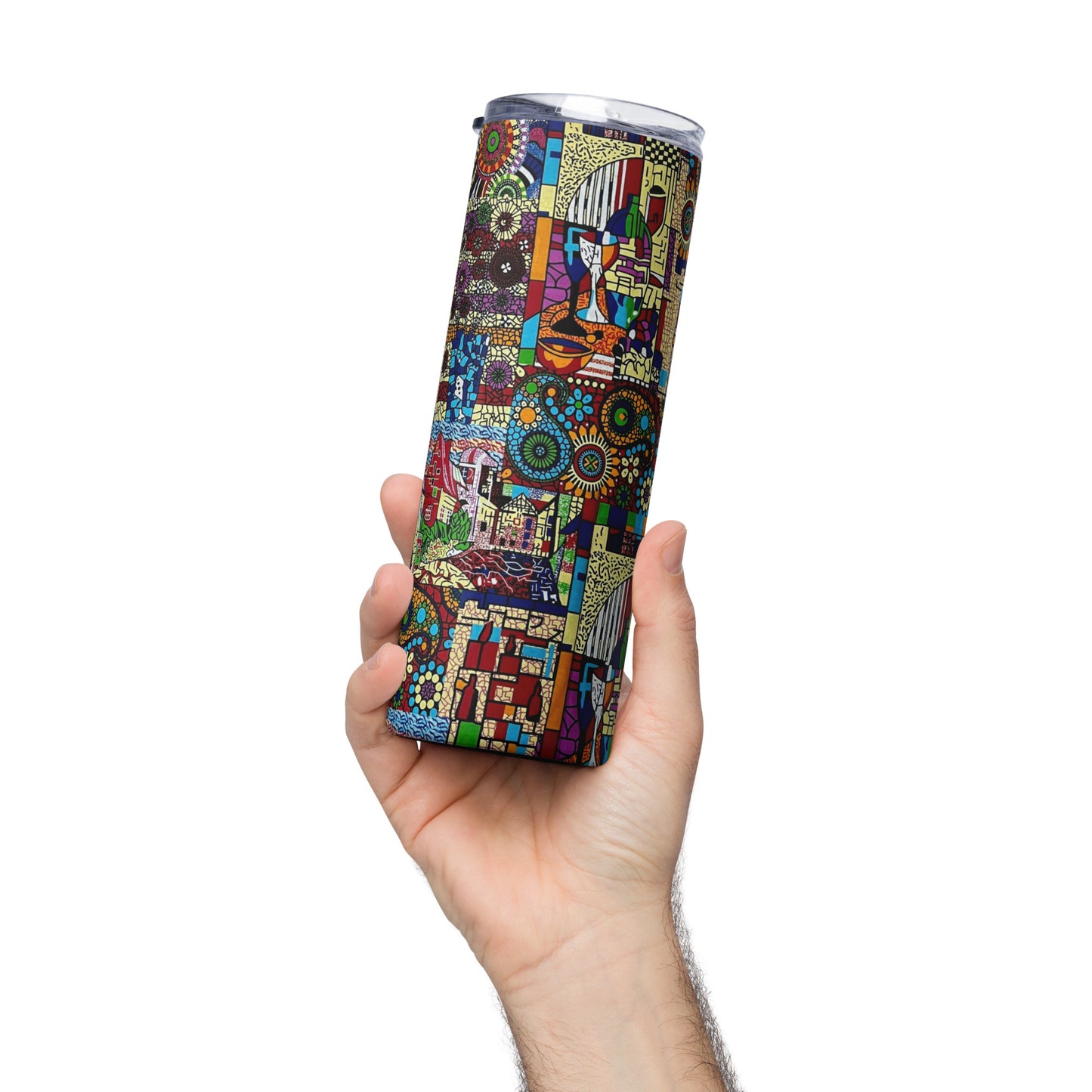 Colourful Artsy Ankara Tumbler