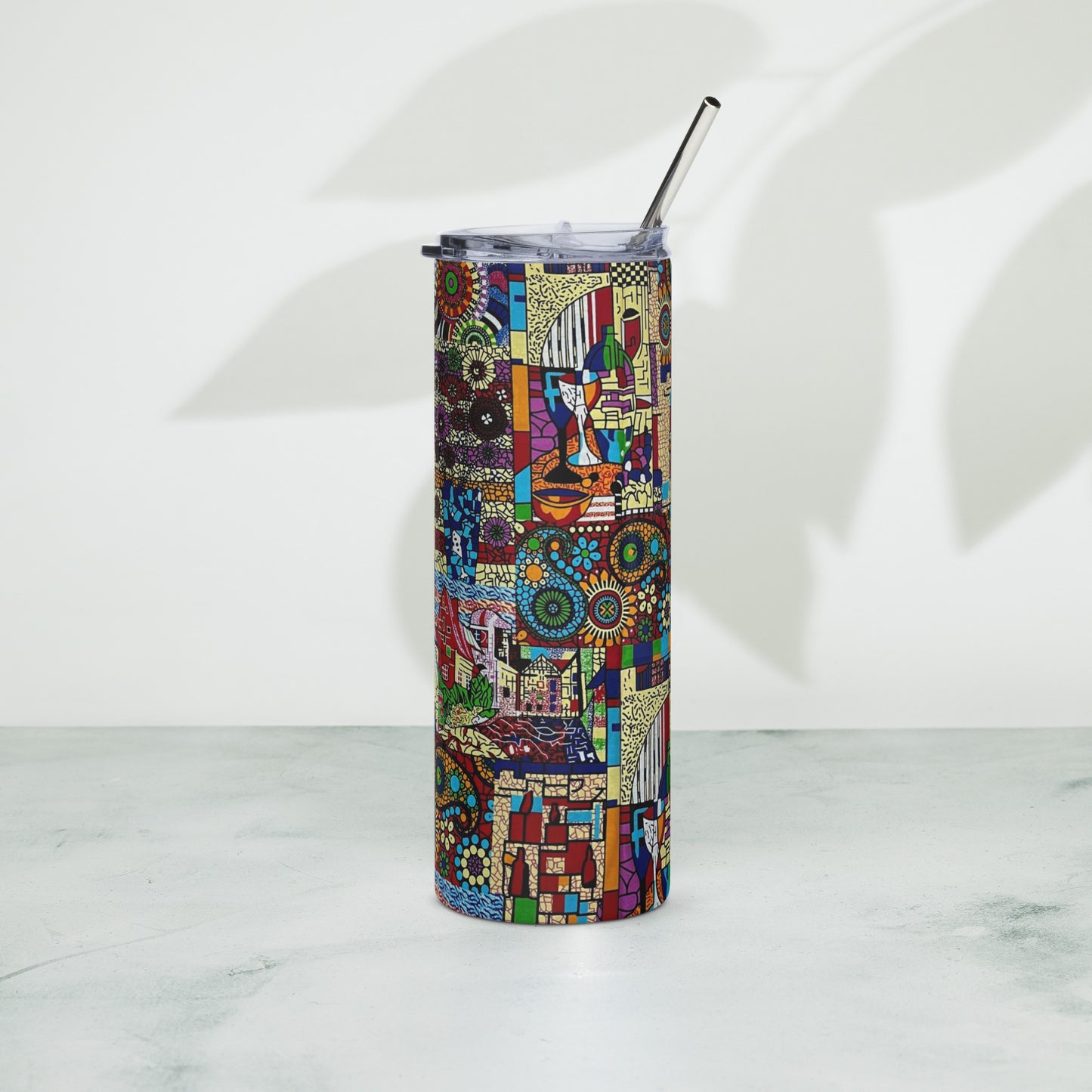 Colourful Artsy Ankara Tumbler