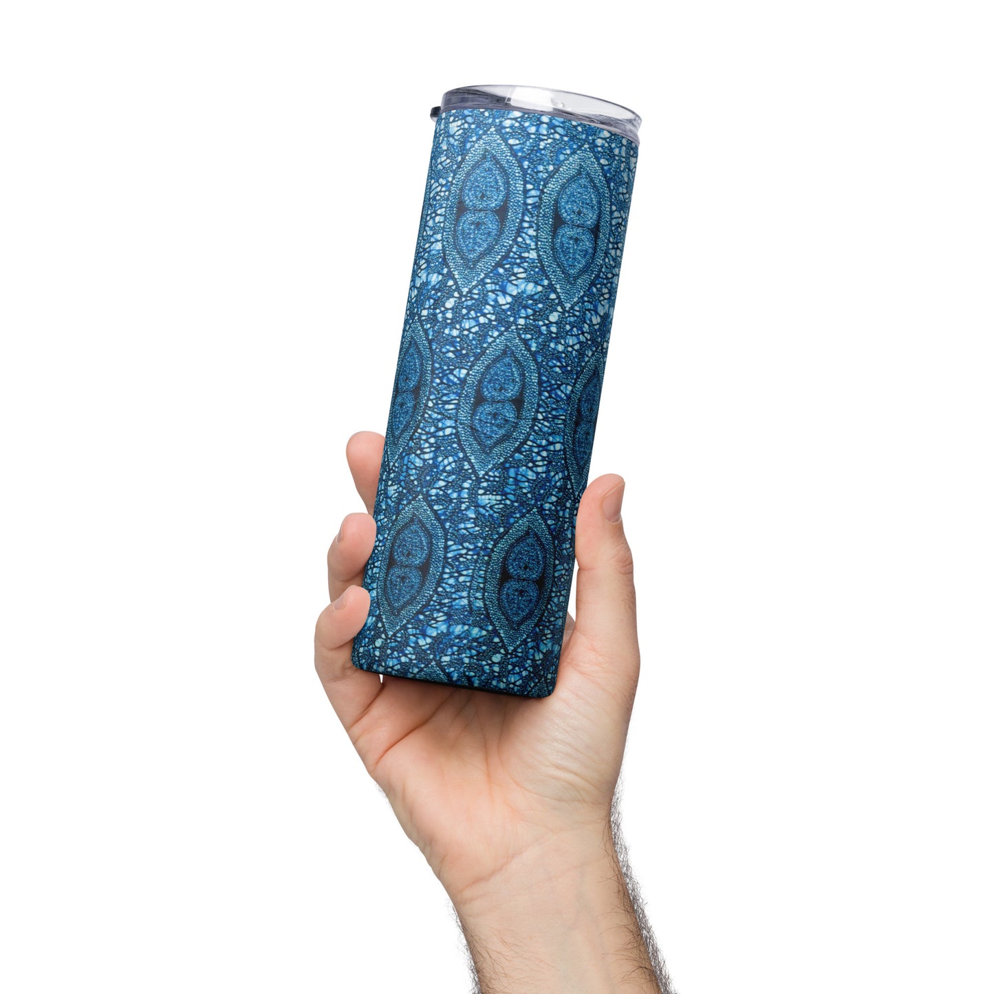 Blue Peas Ankara Tumbler