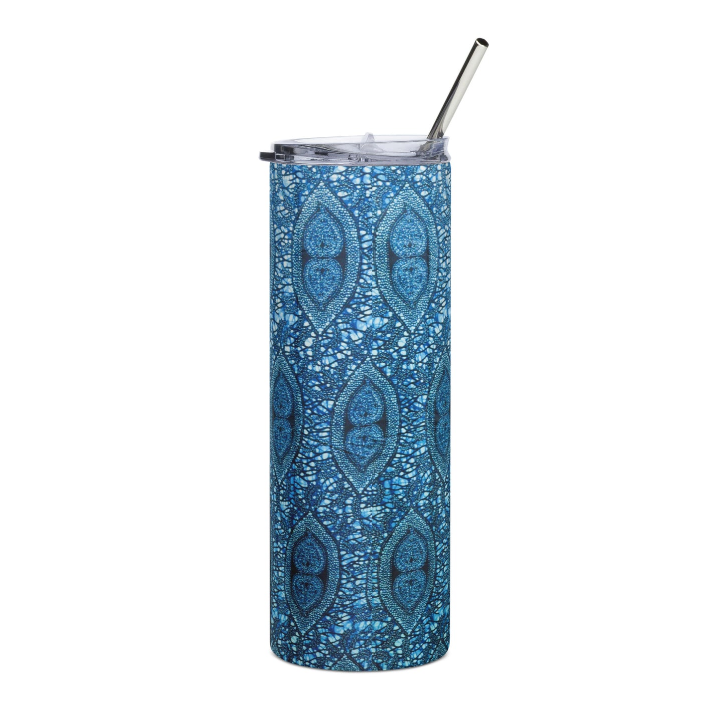 Blue Peas Ankara Tumbler