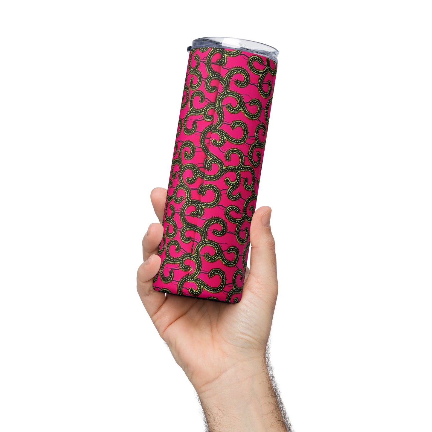 Pink Ankara Tumbler