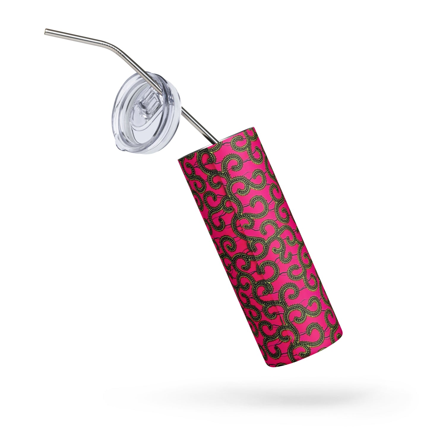 Pink Ankara Tumbler