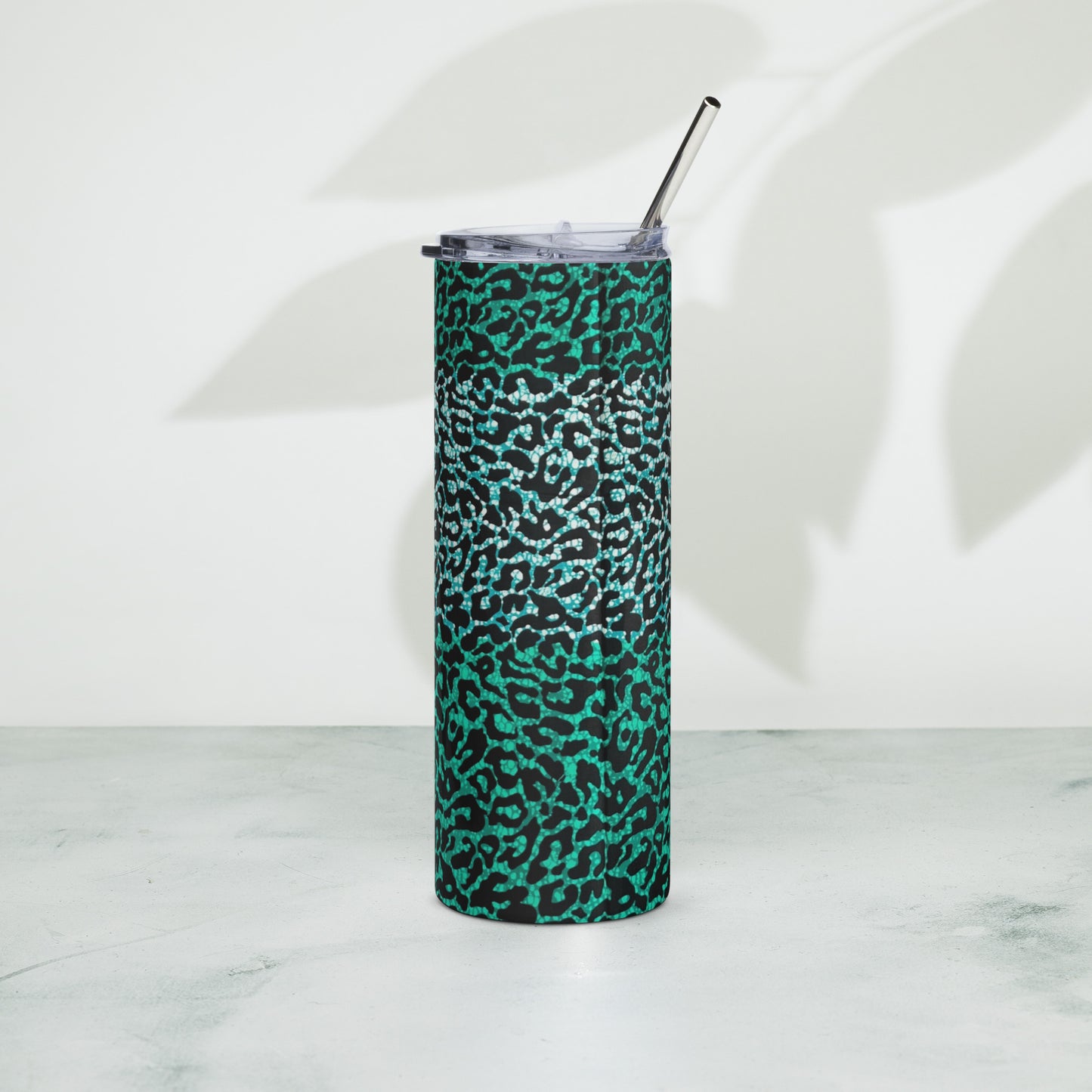 Green Leopard Tumbler