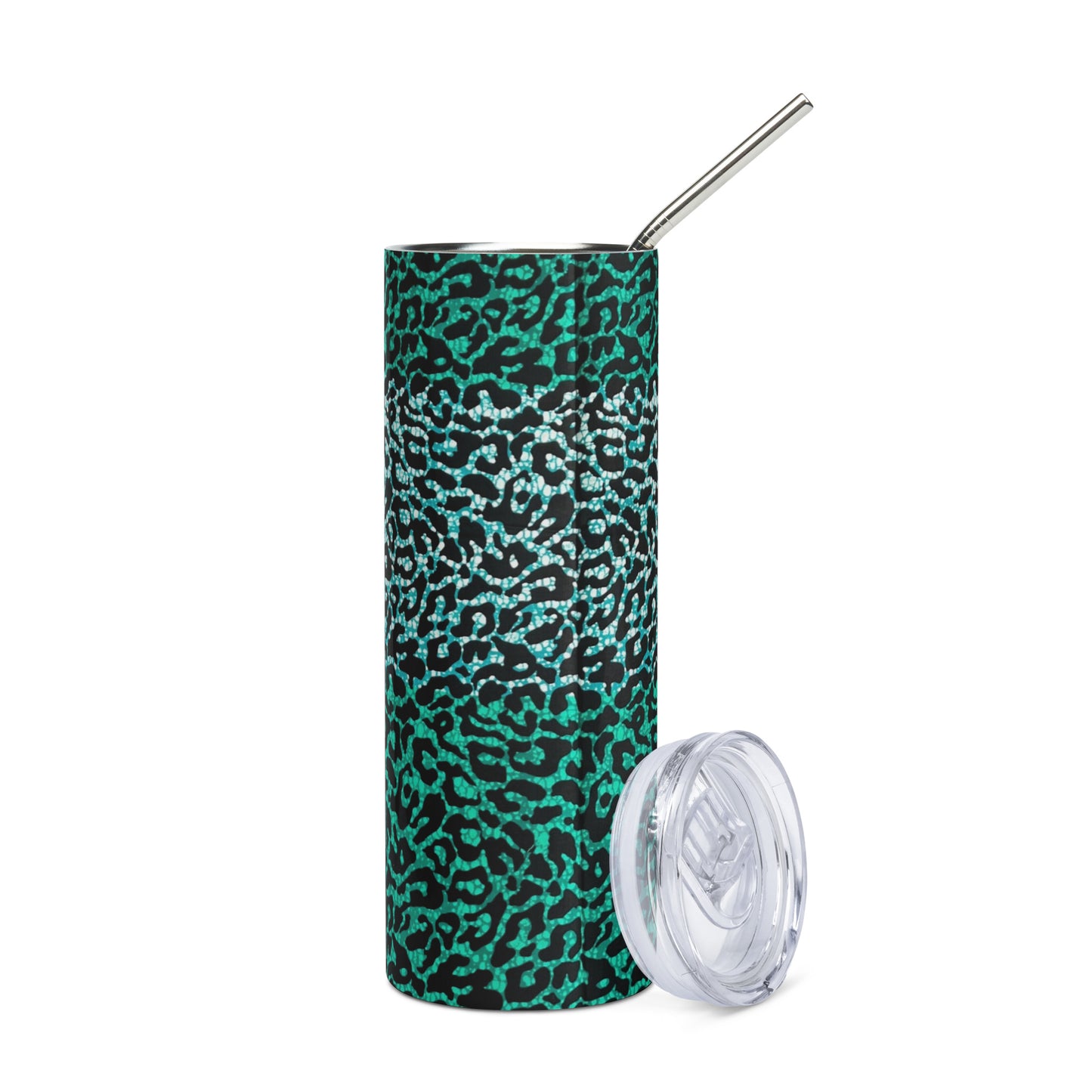 Green Leopard Tumbler