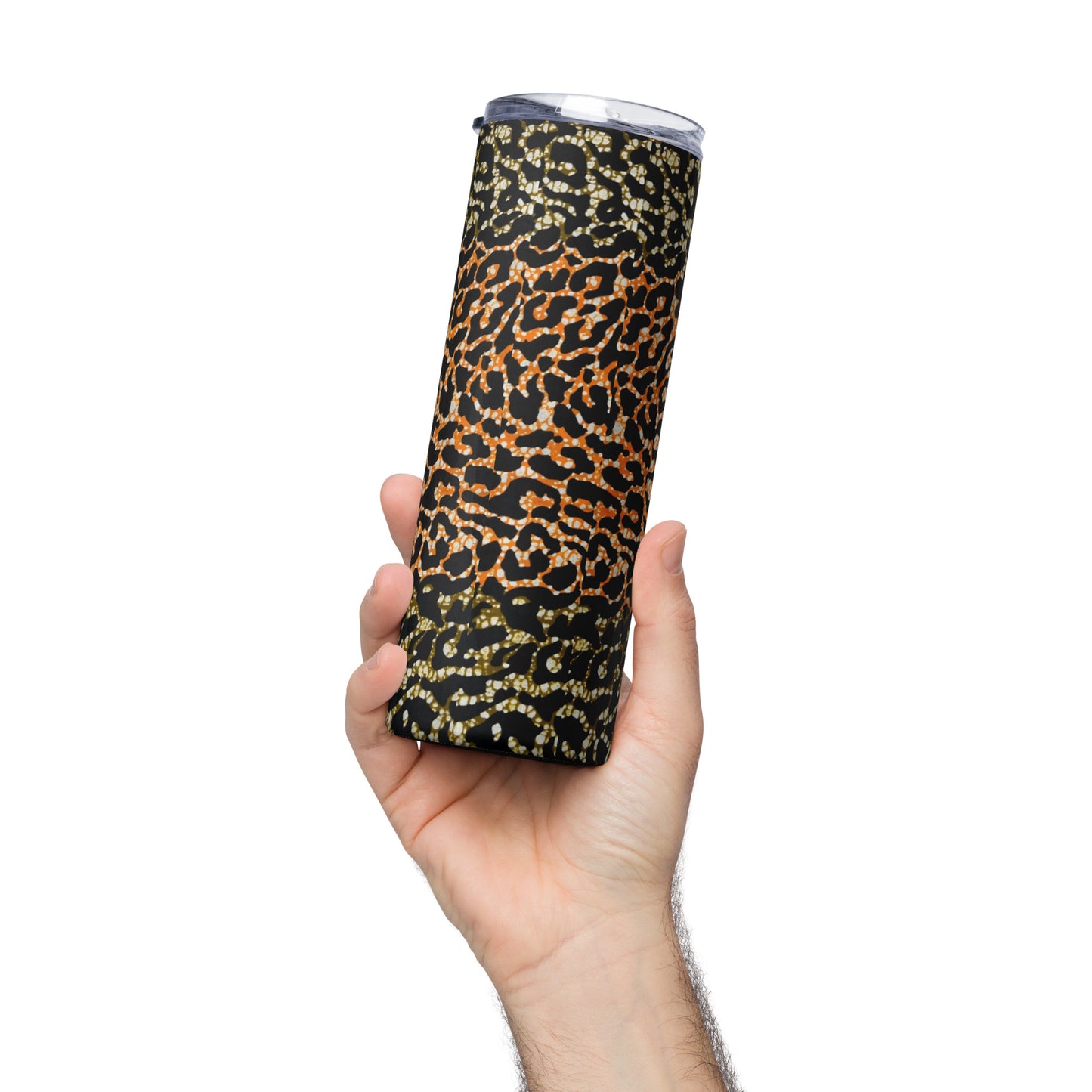 Green Orange Leopard Tumbler