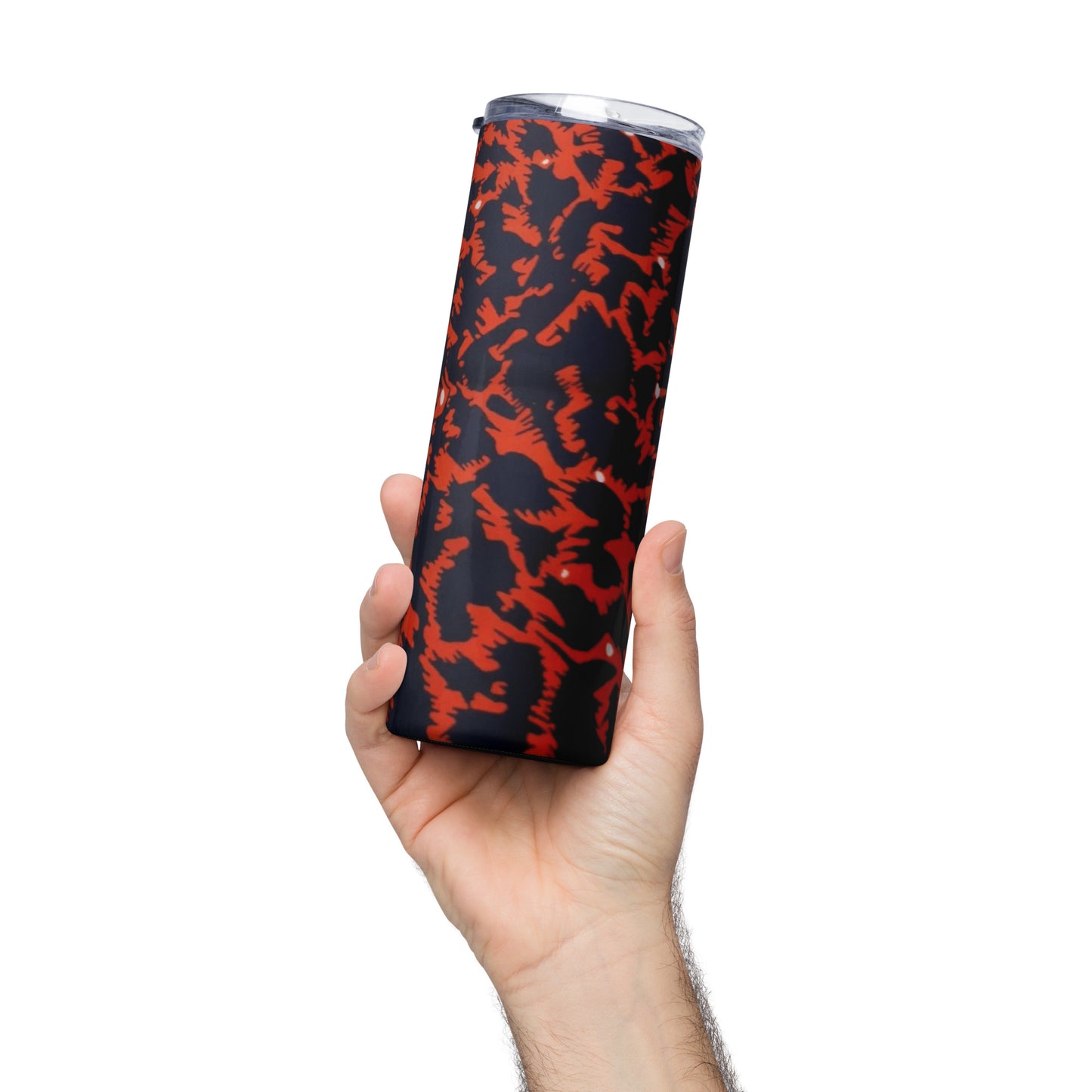 Orange Leopard Tumbler