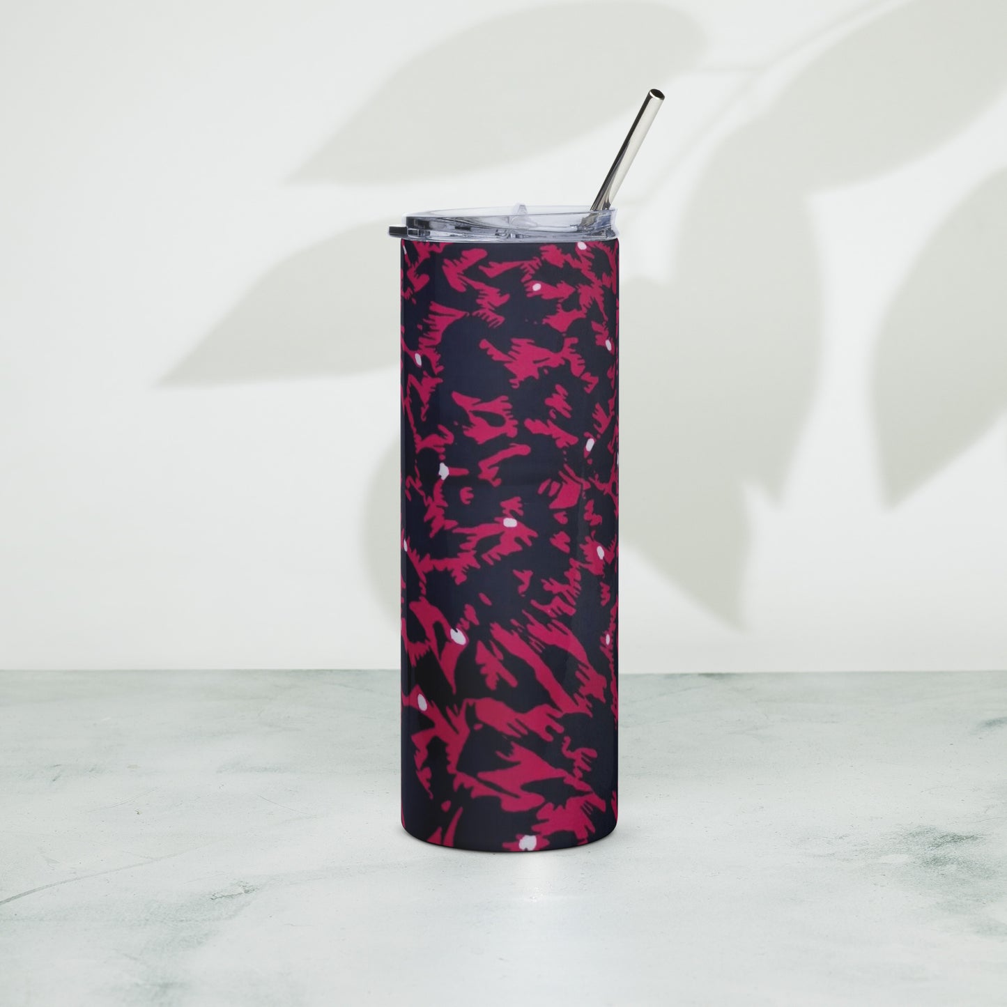 Pink Leopard Tumbler