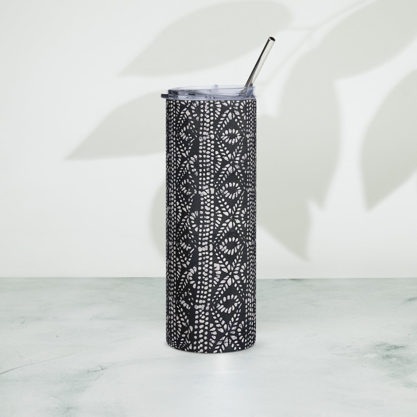 Black & White Aztec Tumbler