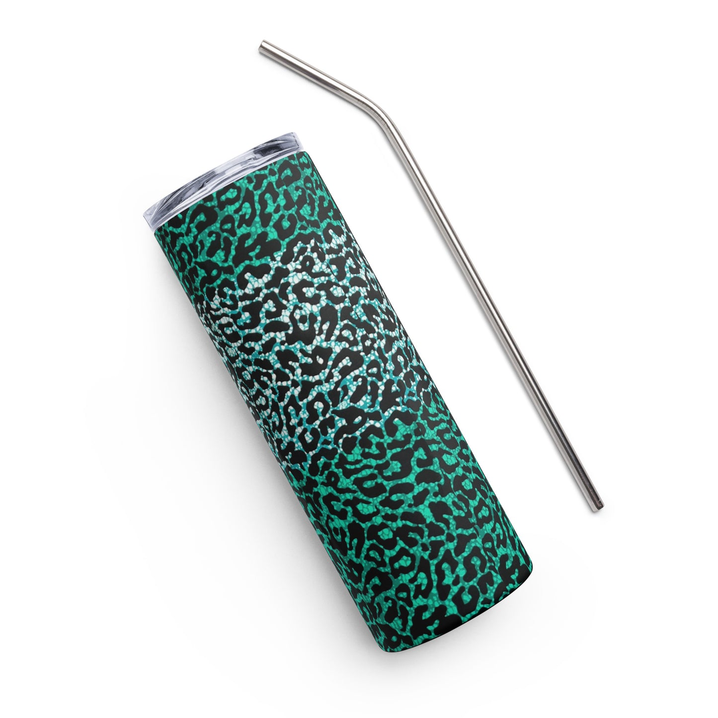 Green Leopard Tumbler