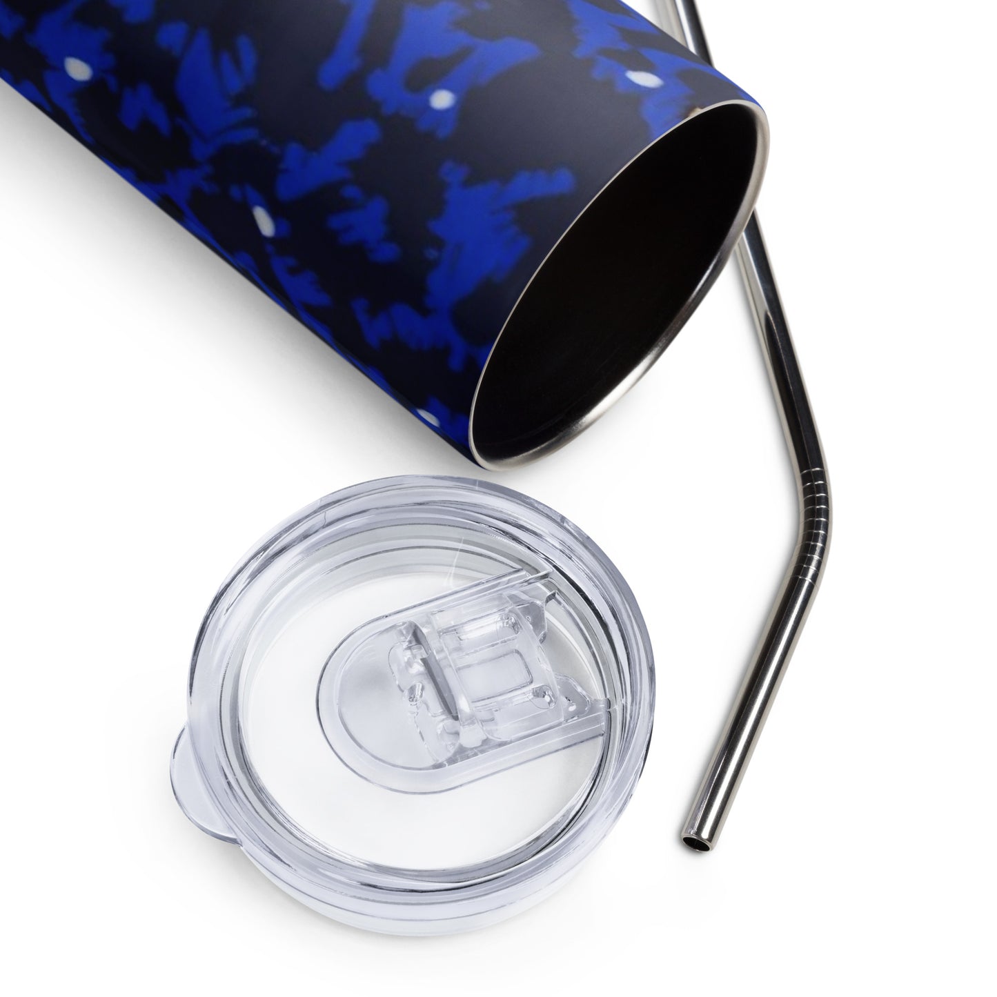 Blue Leopard Tumbler