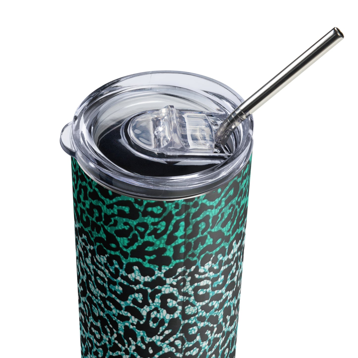 Green Leopard Tumbler