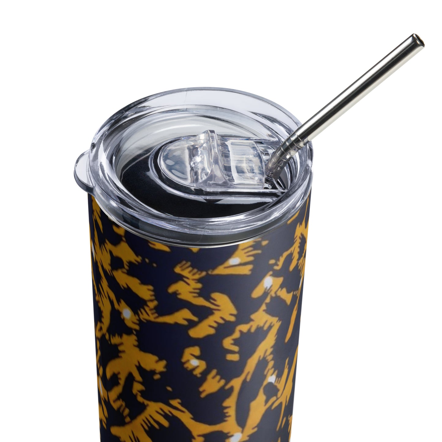 Yellow Leopard Tumbler