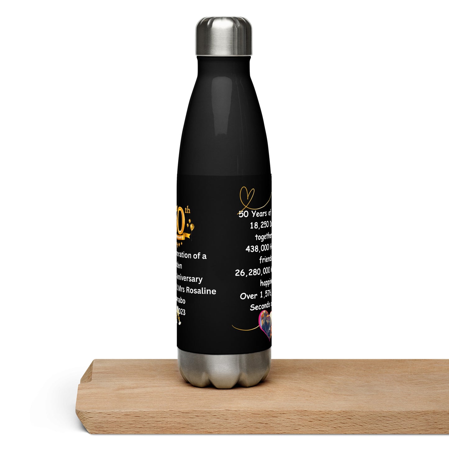 Professor Stainless steel water bottle