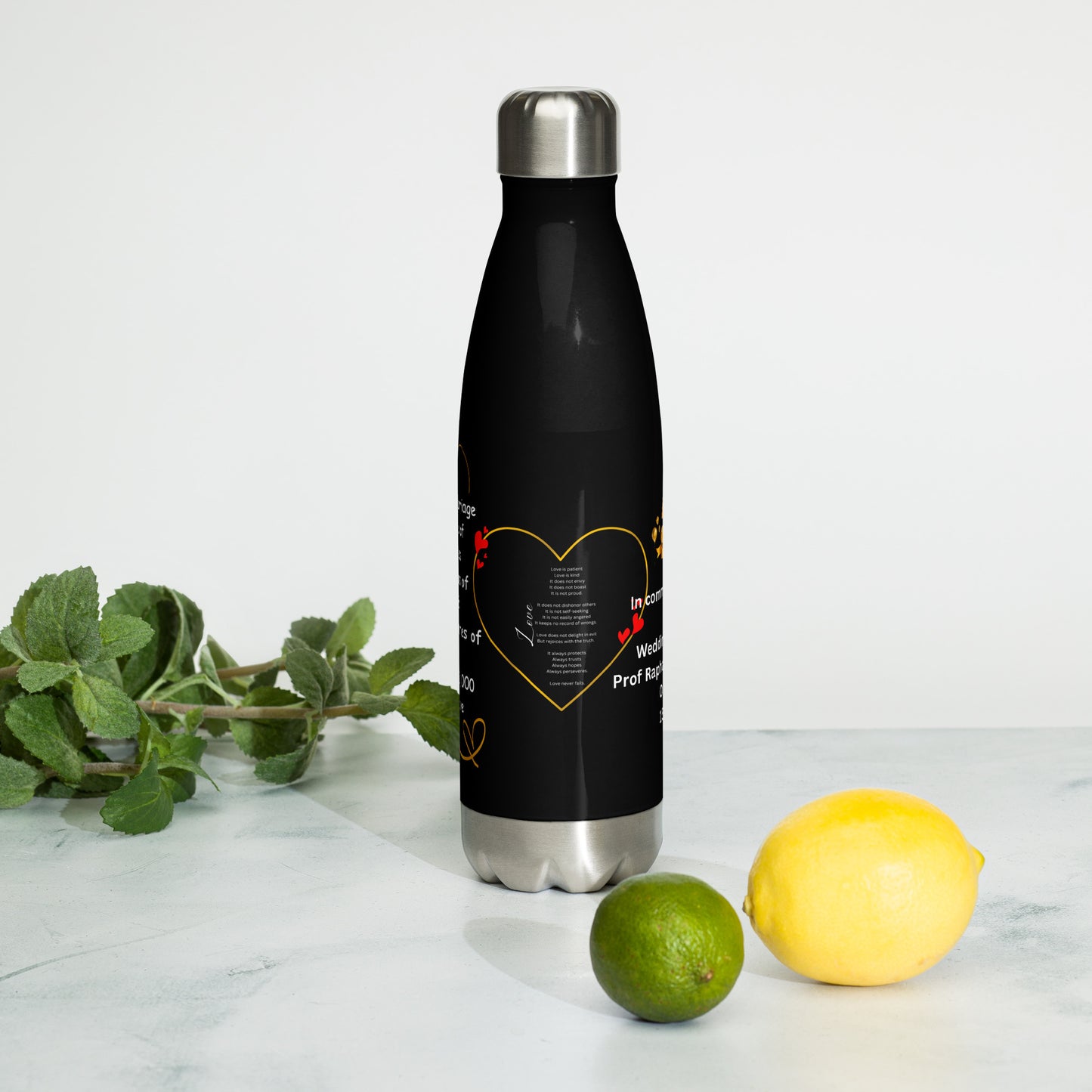 Professor Stainless steel water bottle