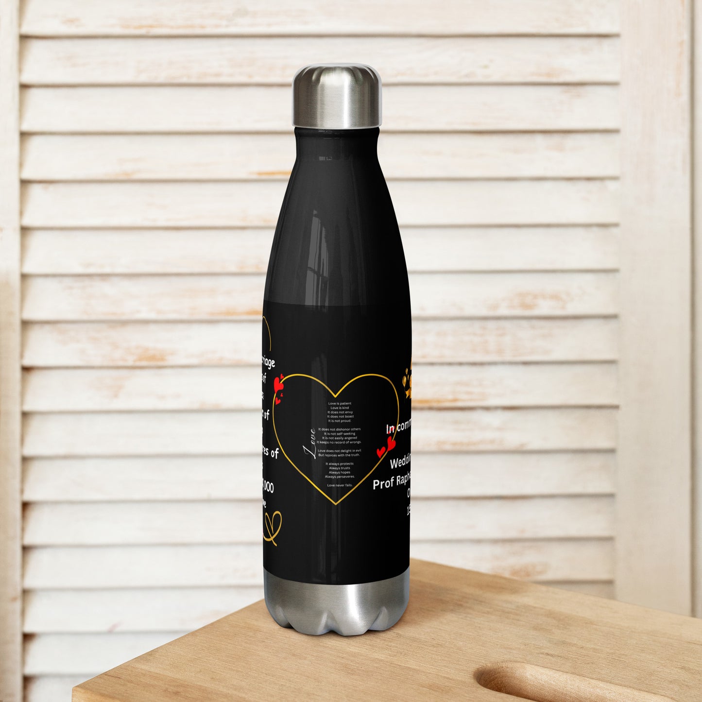 Professor Stainless steel water bottle