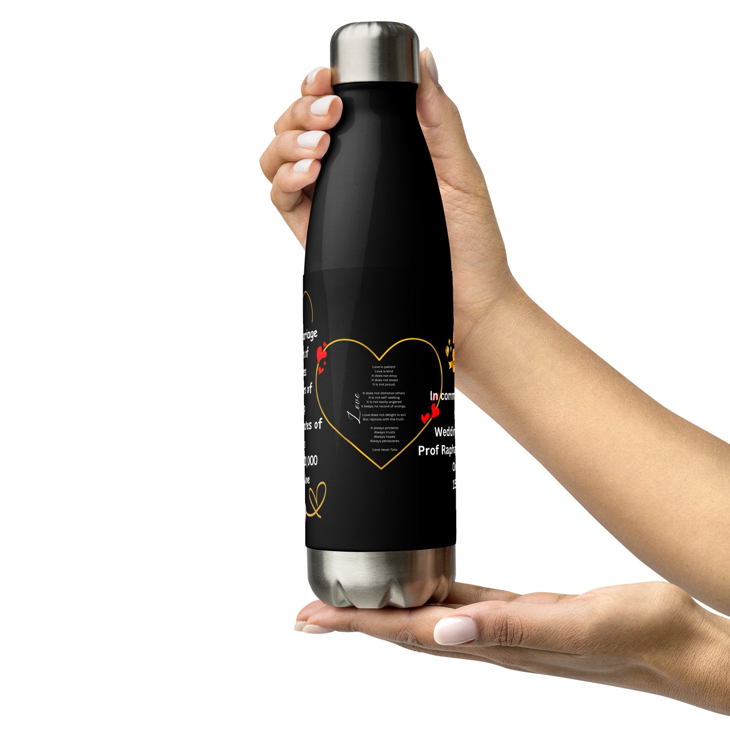 Professor Stainless steel water bottle