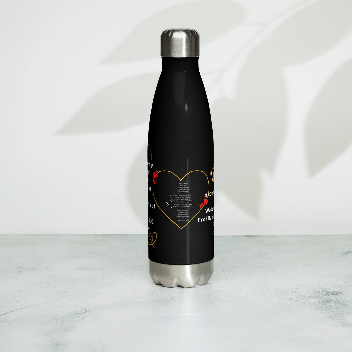 Professor Stainless steel water bottle