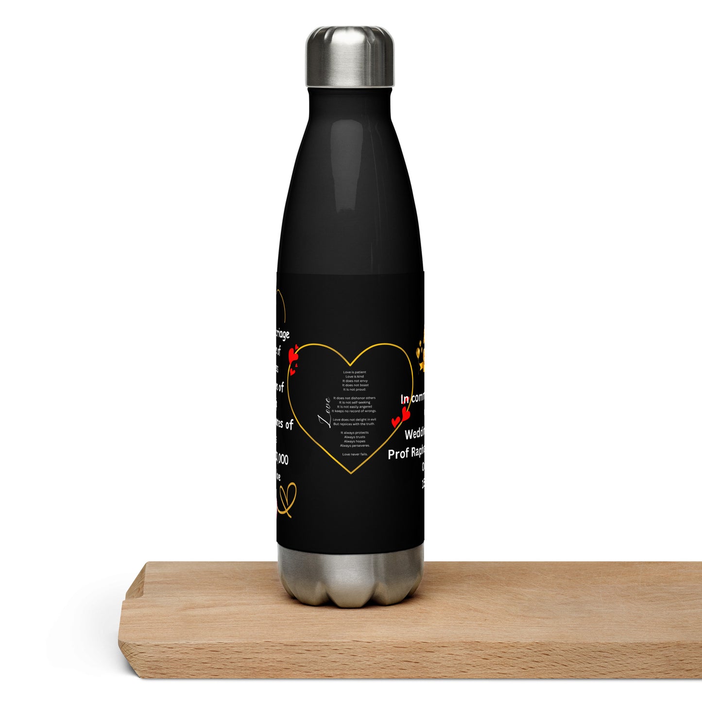 Professor Stainless steel water bottle