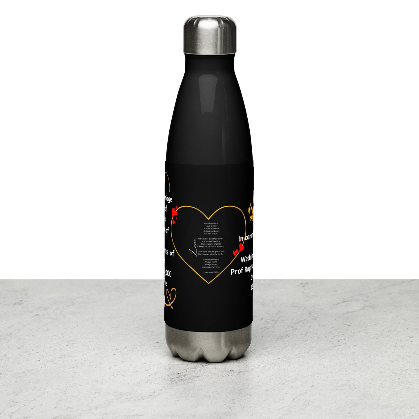 Professor Stainless steel water bottle