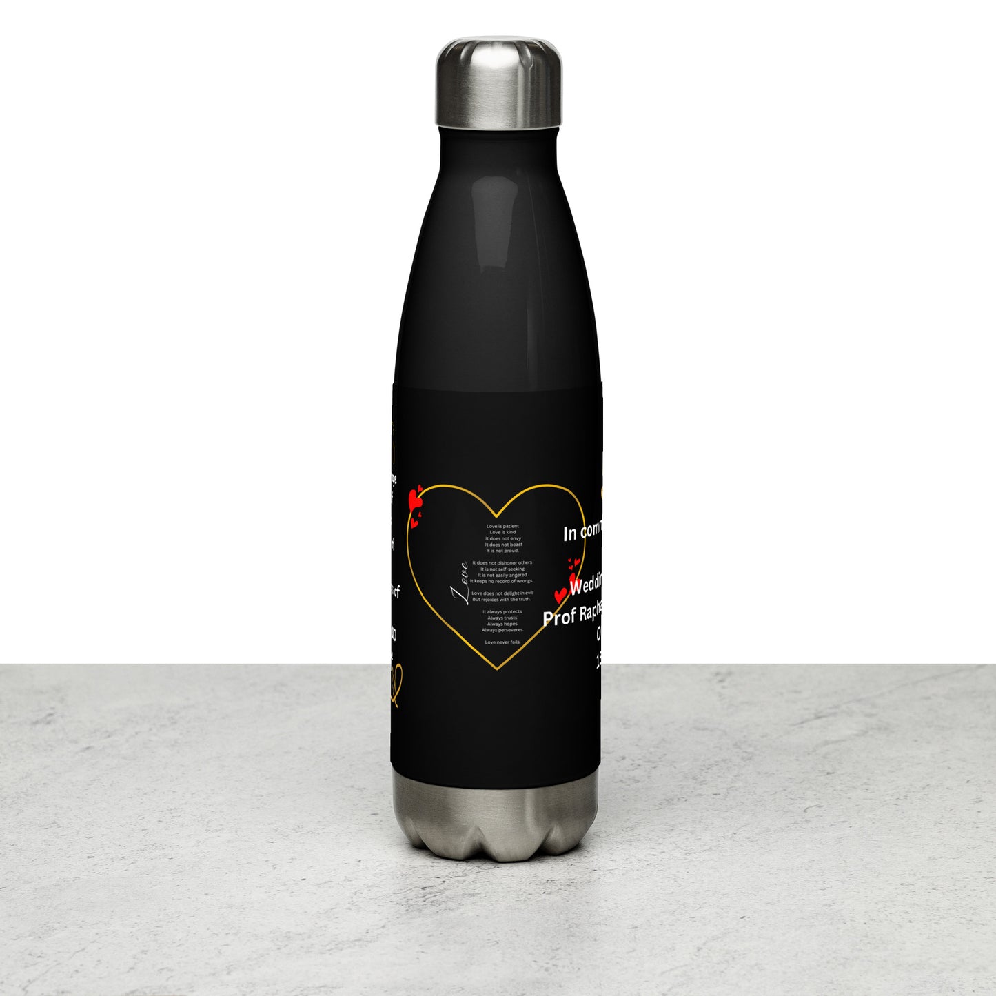 Professor 1 Stainless steel water bottle