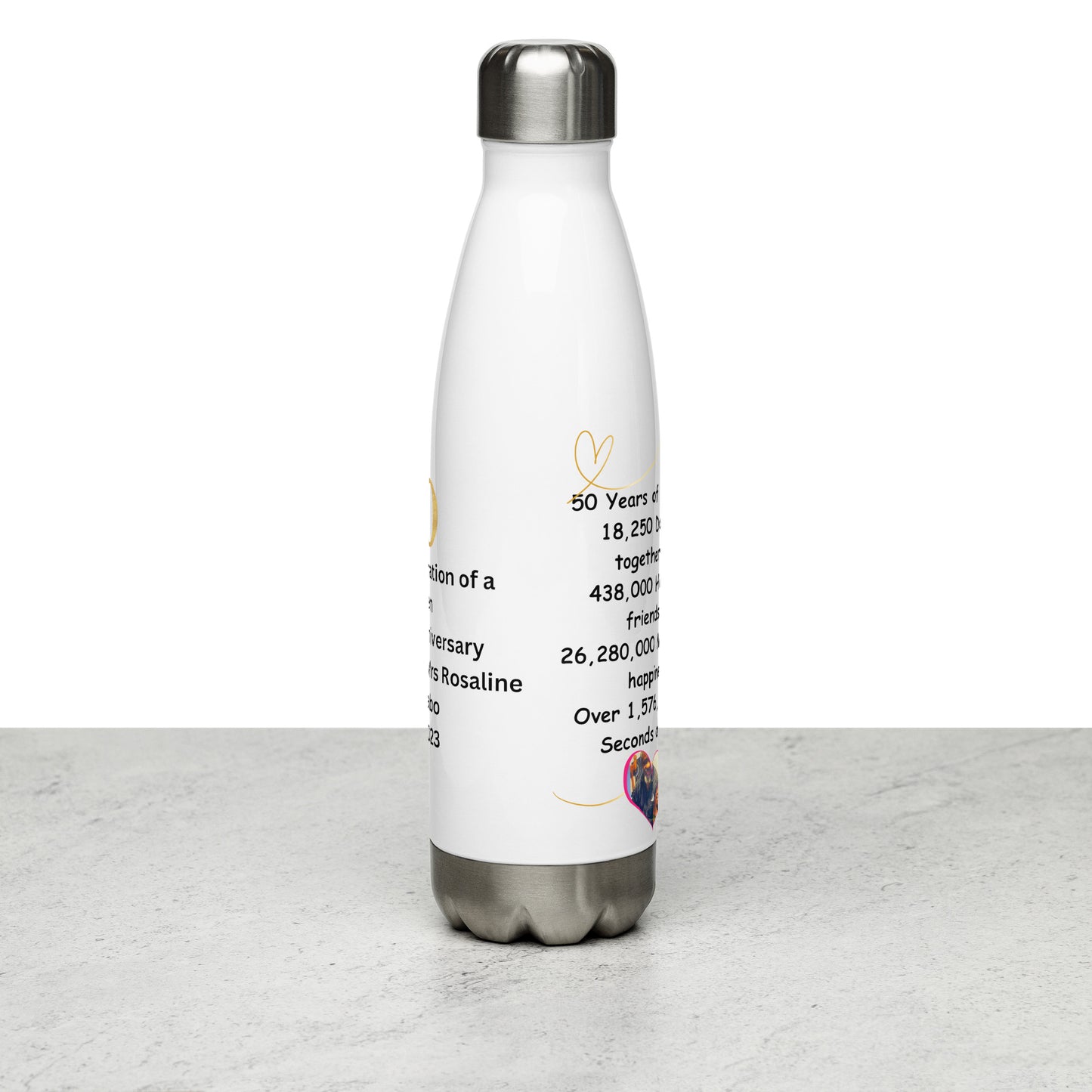 Prof 2 Stainless steel water bottle