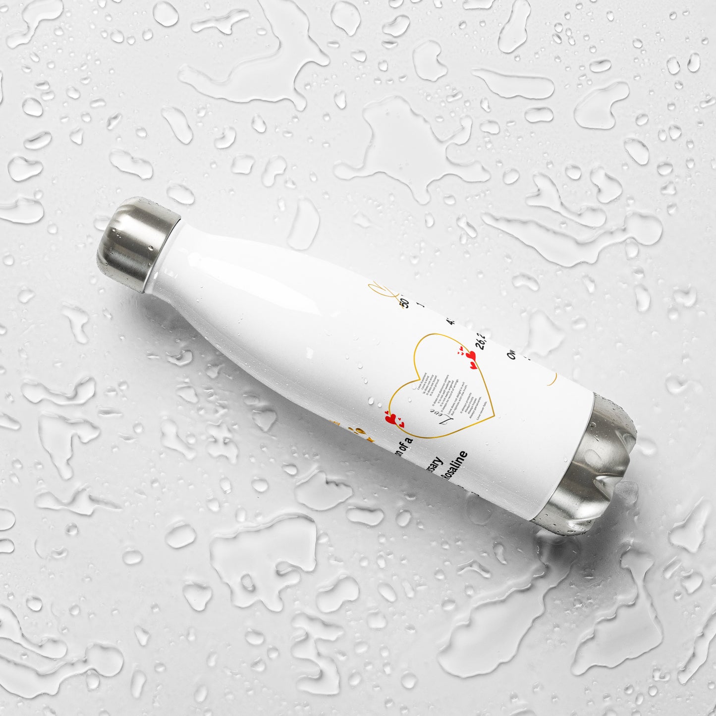 Prof Stainless steel water bottle