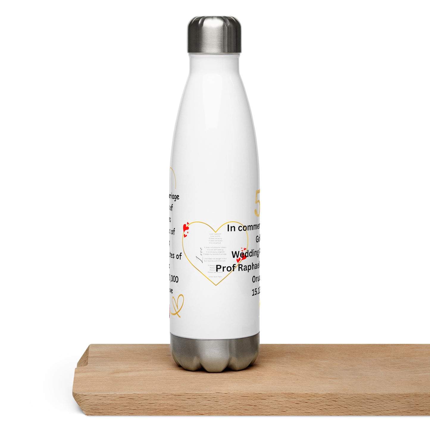 Prof 2 Stainless steel water bottle