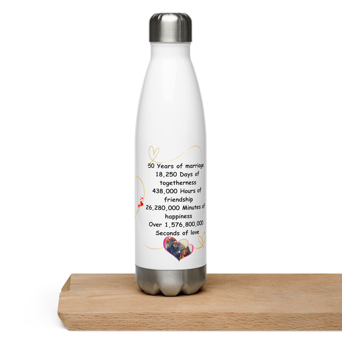 Prof Stainless steel water bottle