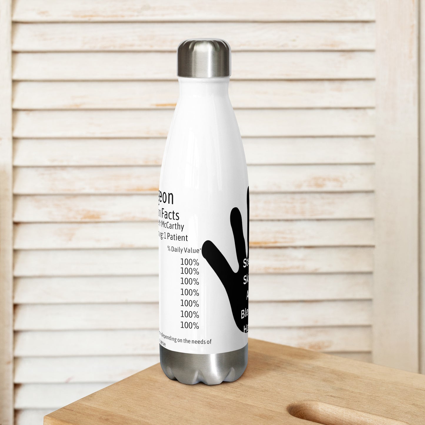 Surgeon Stainless Steel Water Bottle