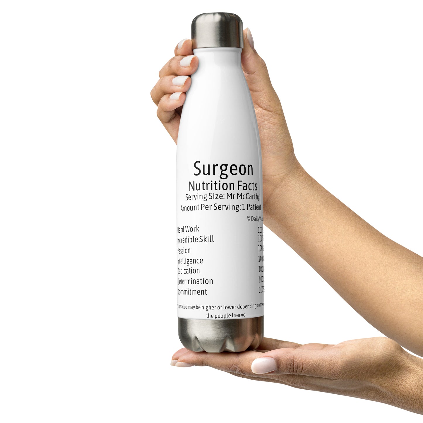 Surgeon Stainless Steel Water Bottle