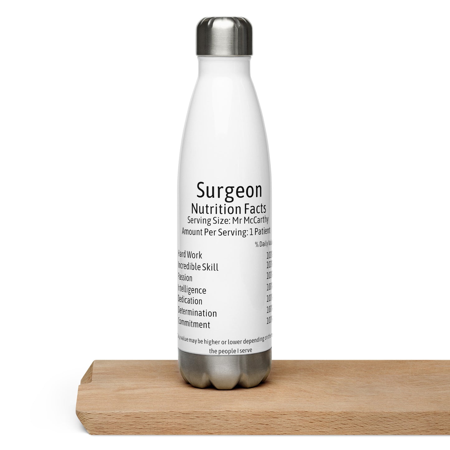 Surgeon Stainless Steel Water Bottle