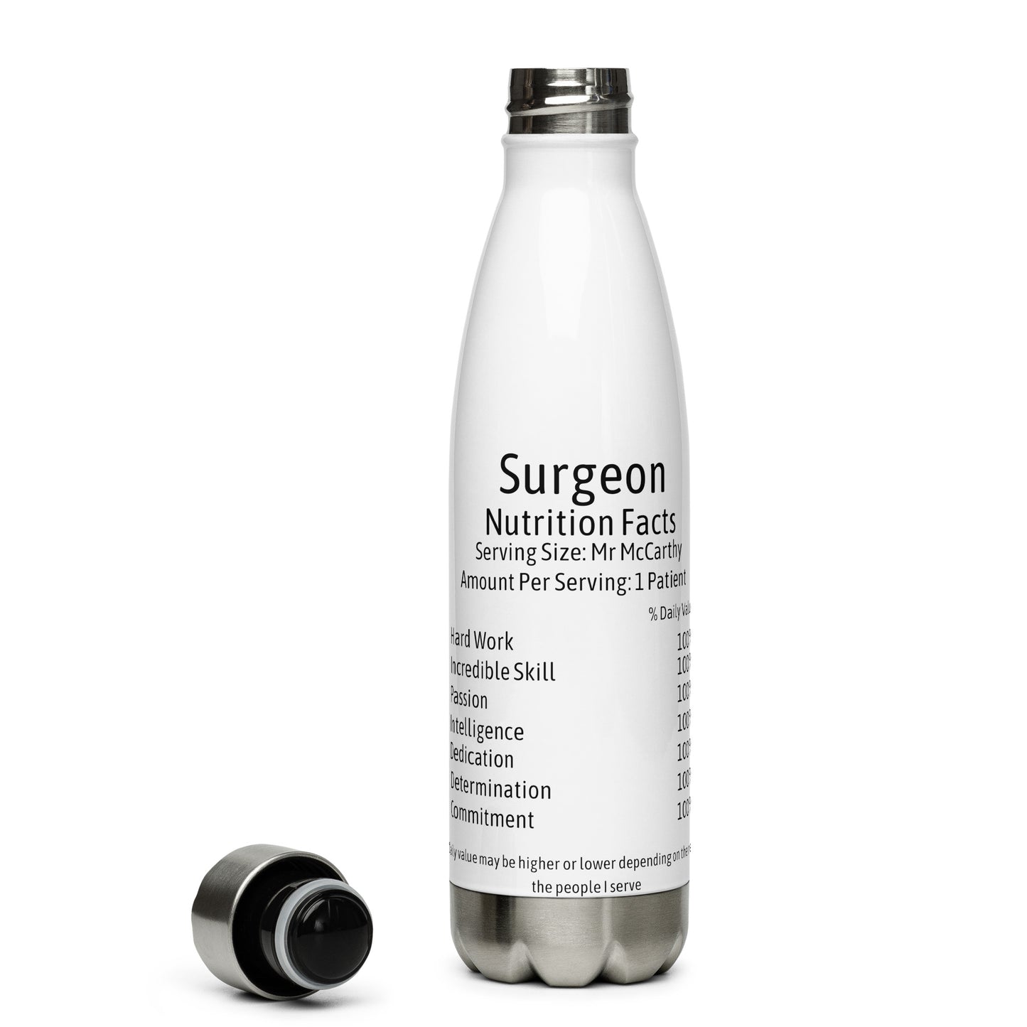 Surgeon Stainless Steel Water Bottle