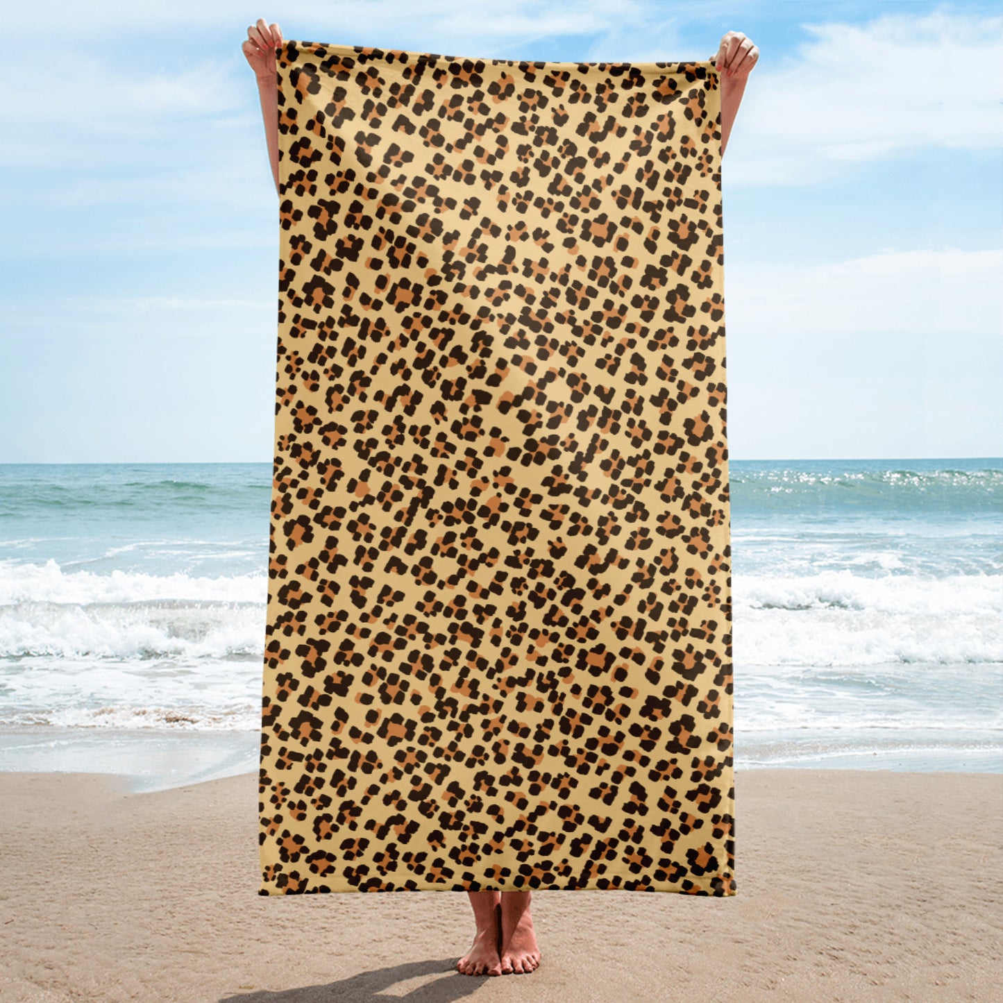 Brown Leopard Towel