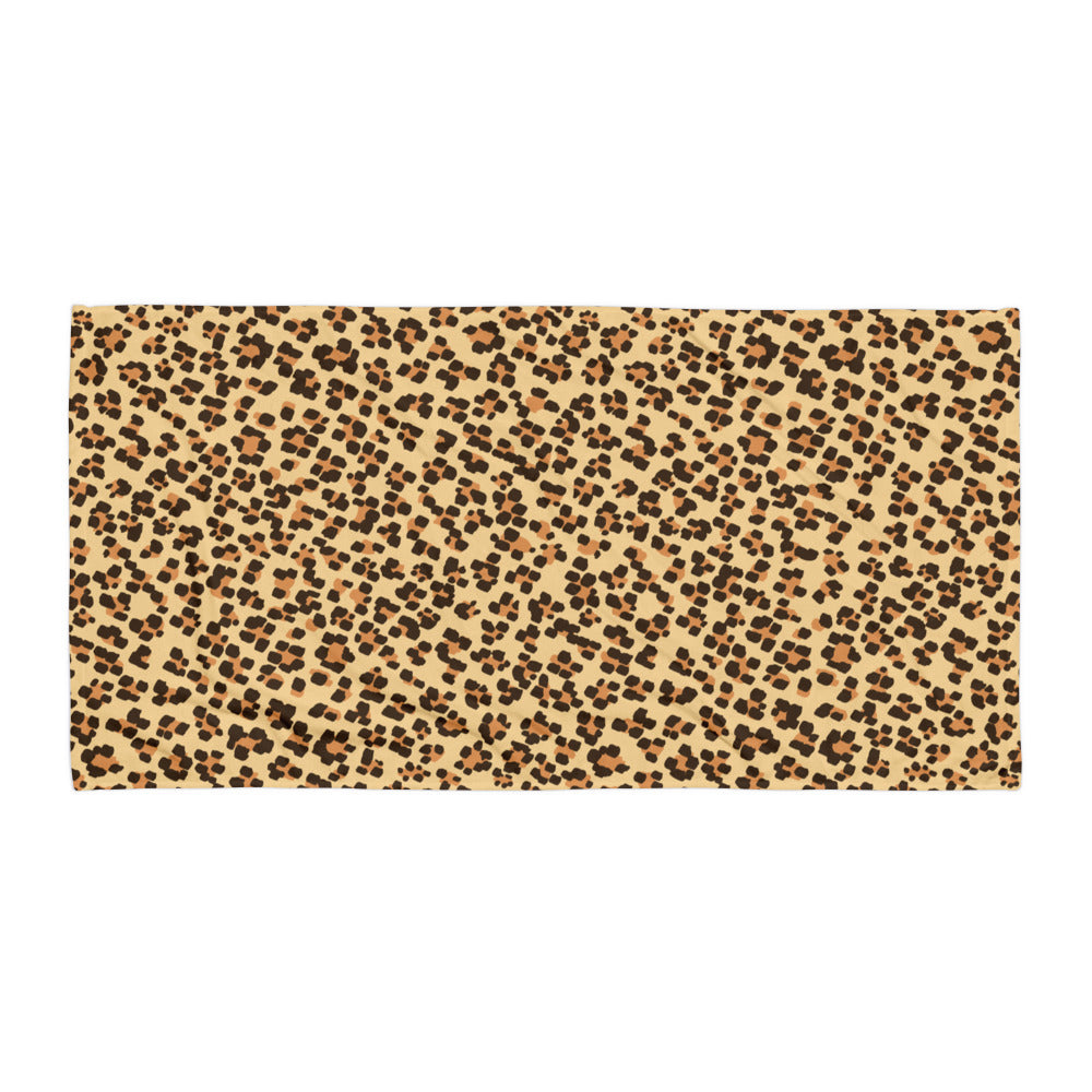 Brown Leopard Towel