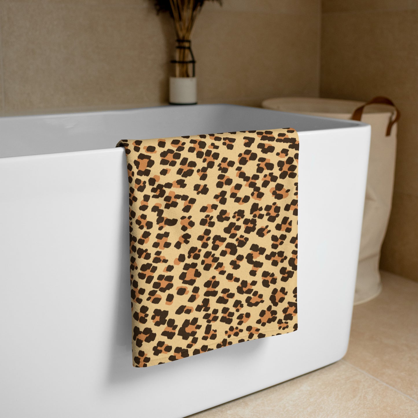 Brown Leopard Towel