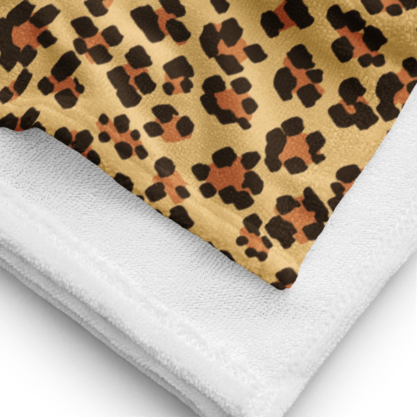 Brown Leopard Towel