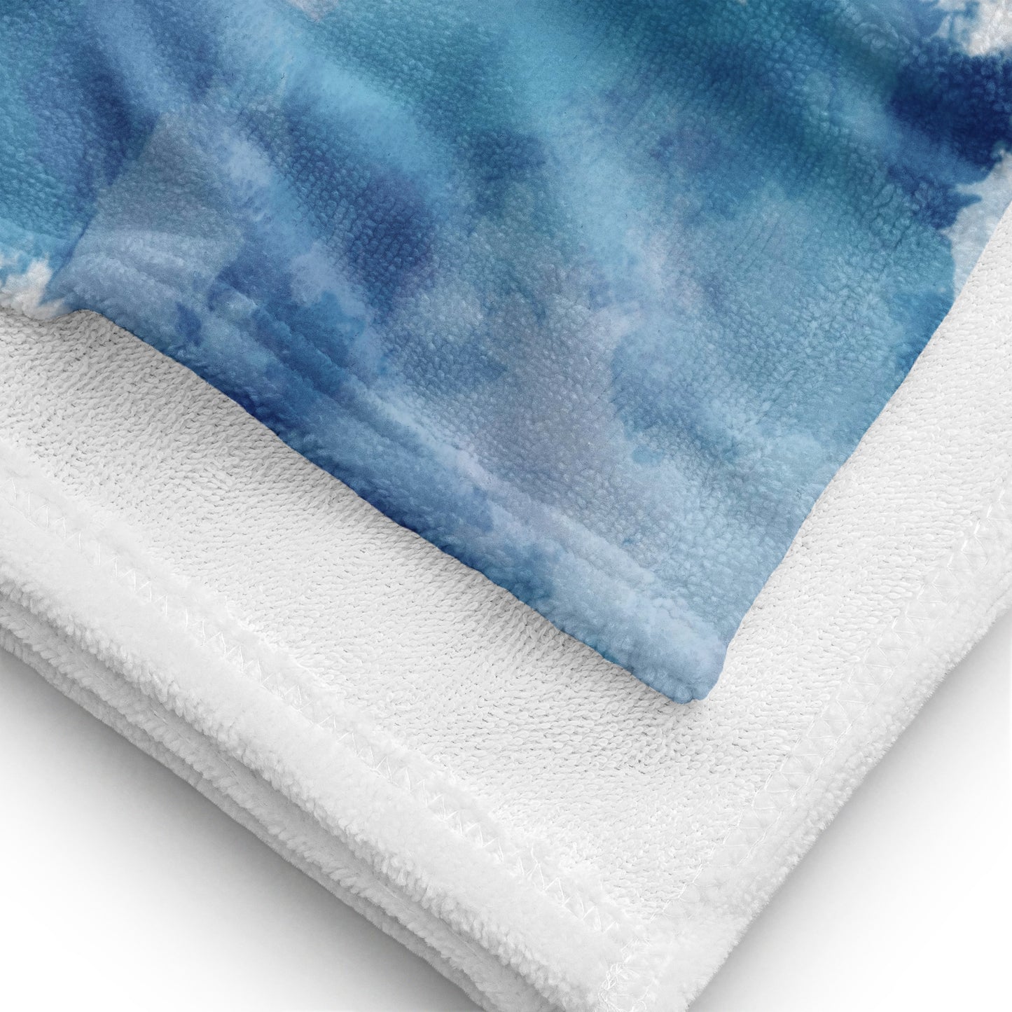 Light Blue Paint Towel