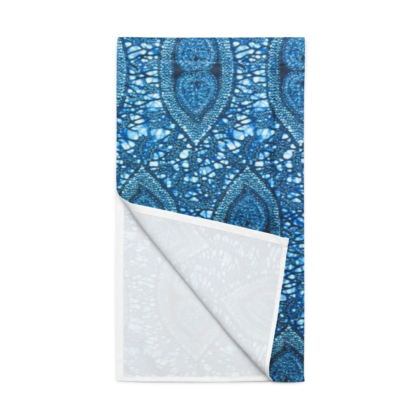 Blue Peas Table Runner