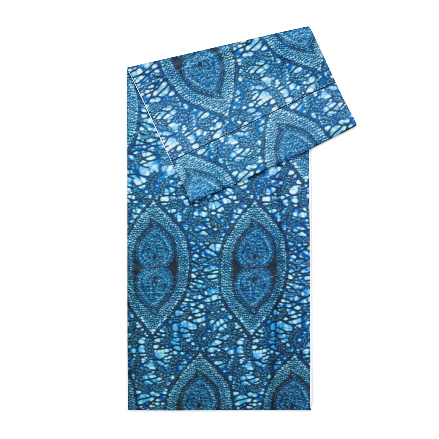 Blue Peas Table Runner