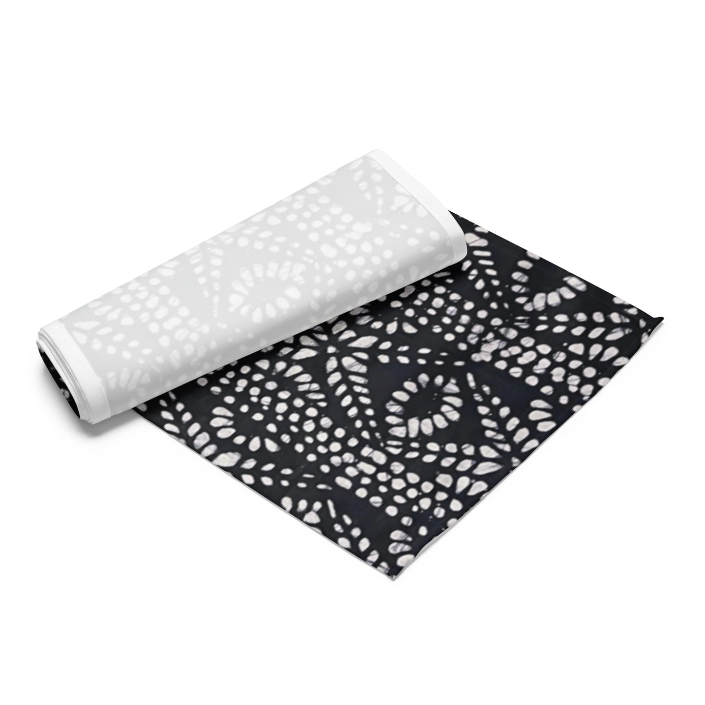 Black & White Aztec Table Runner