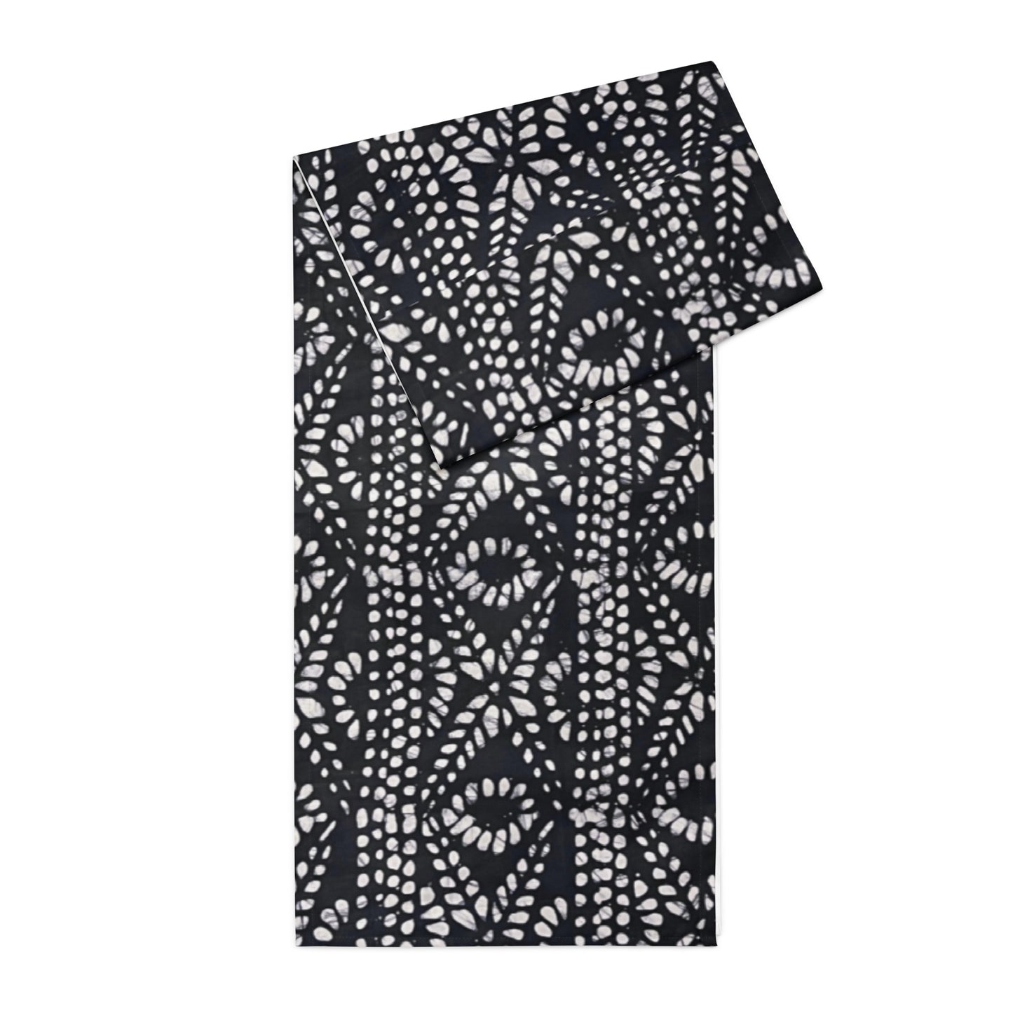 Black & White Aztec Table Runner