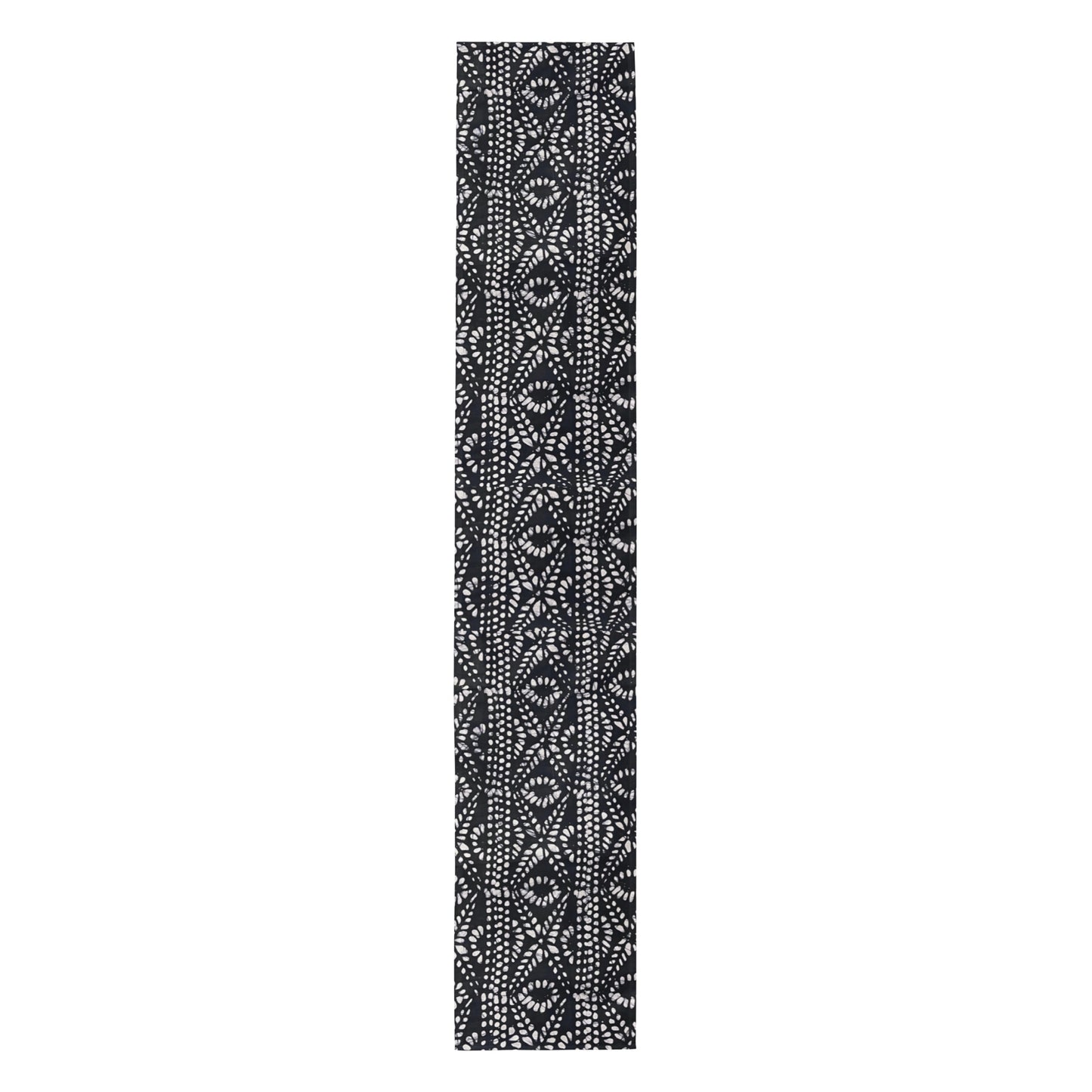 Black & White Aztec Table Runner