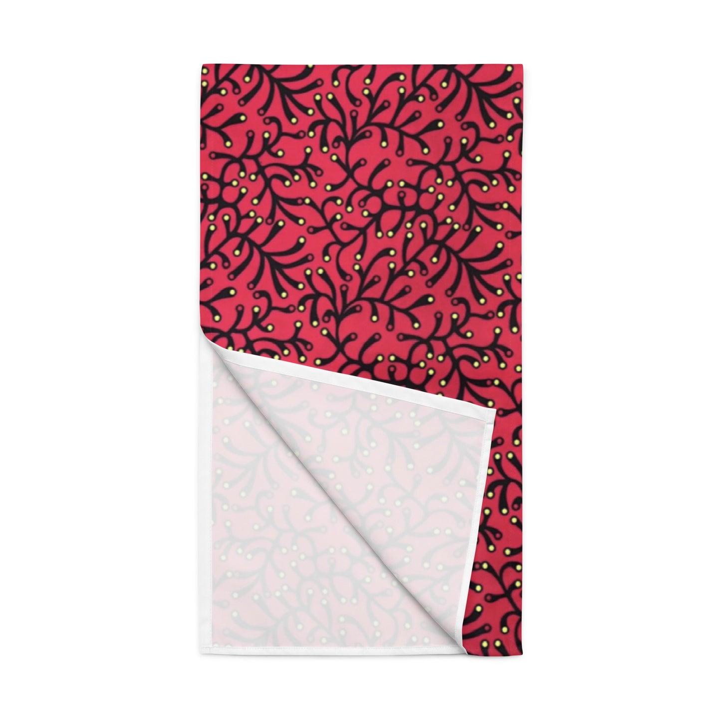 Red Polka Dot Table Runner