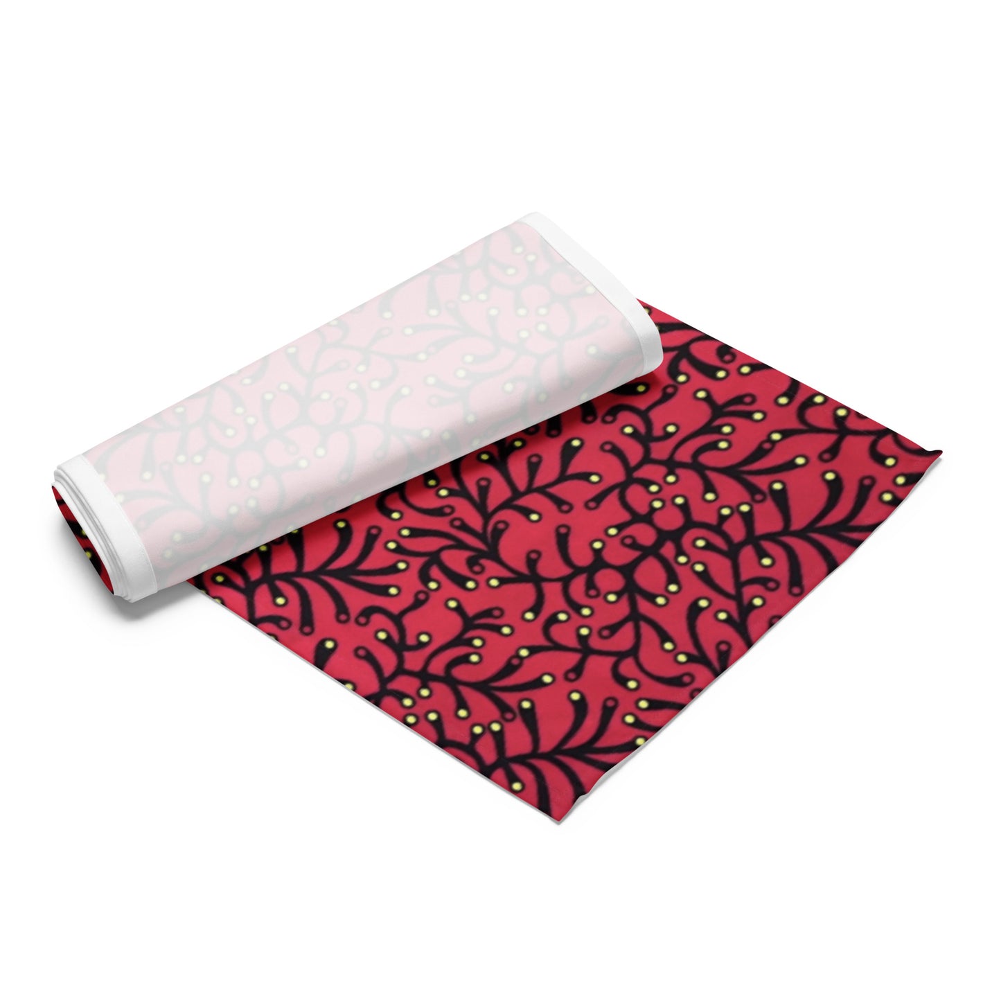 Red Polka Dot Table Runner