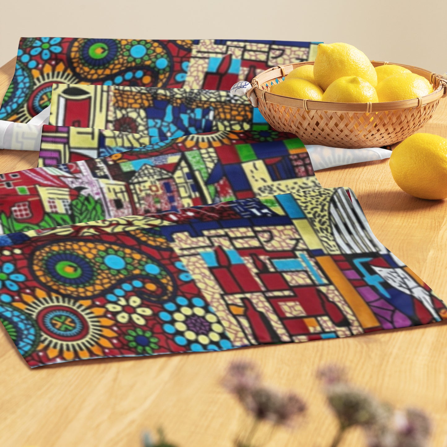 Colourful Artsy Table Runner