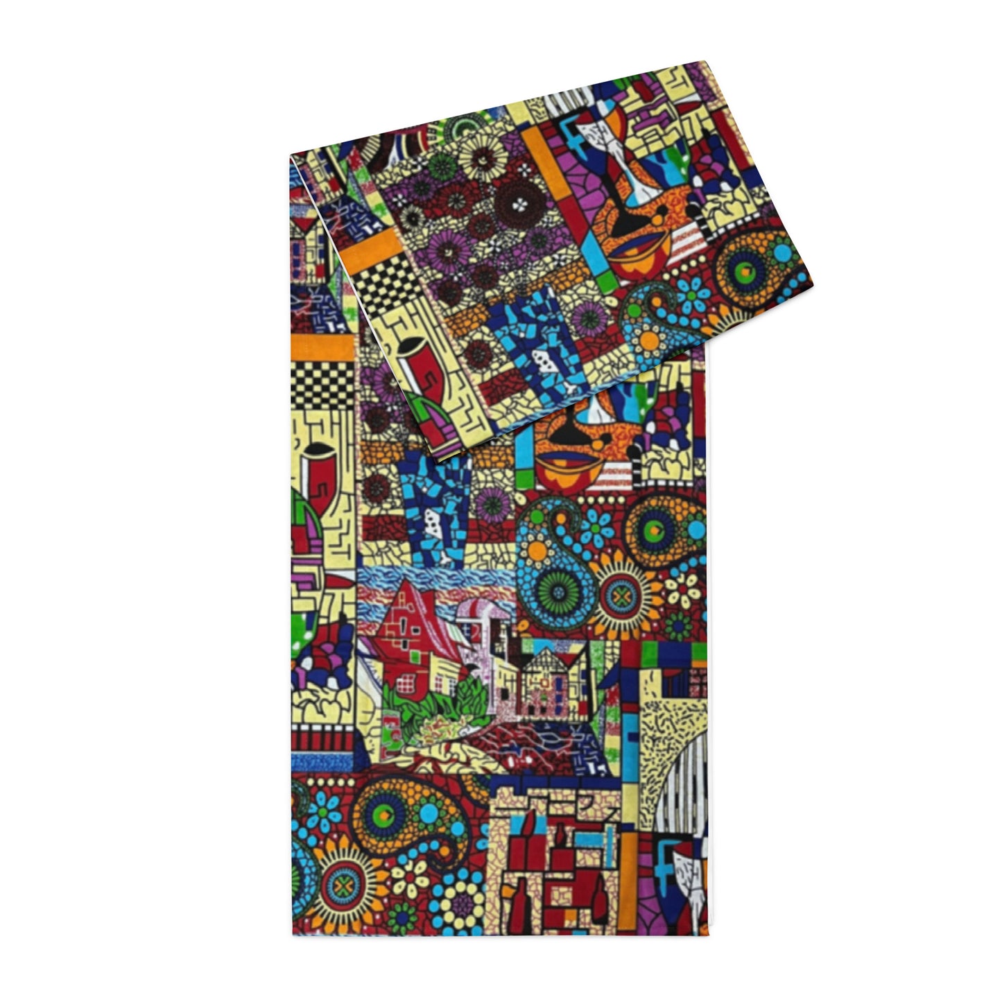 Colourful Artsy Table Runner