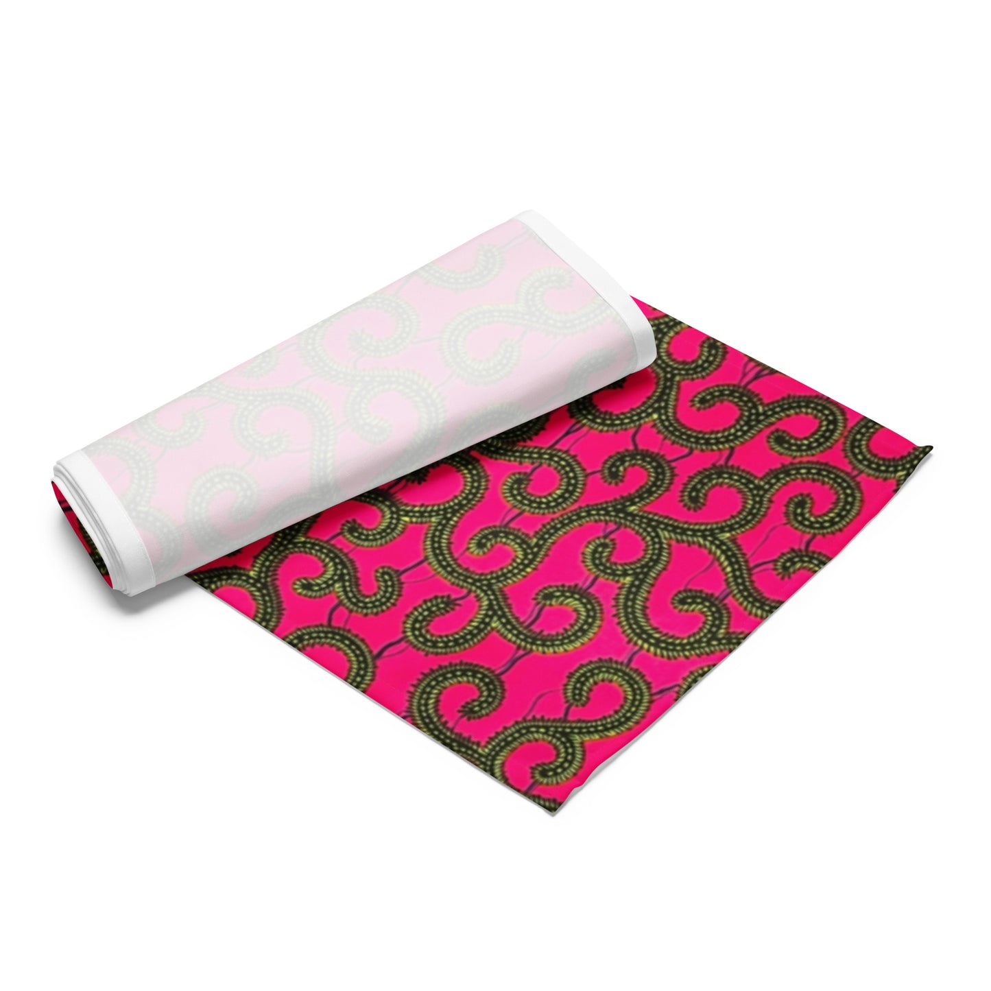 Pink Ankara Table Runner