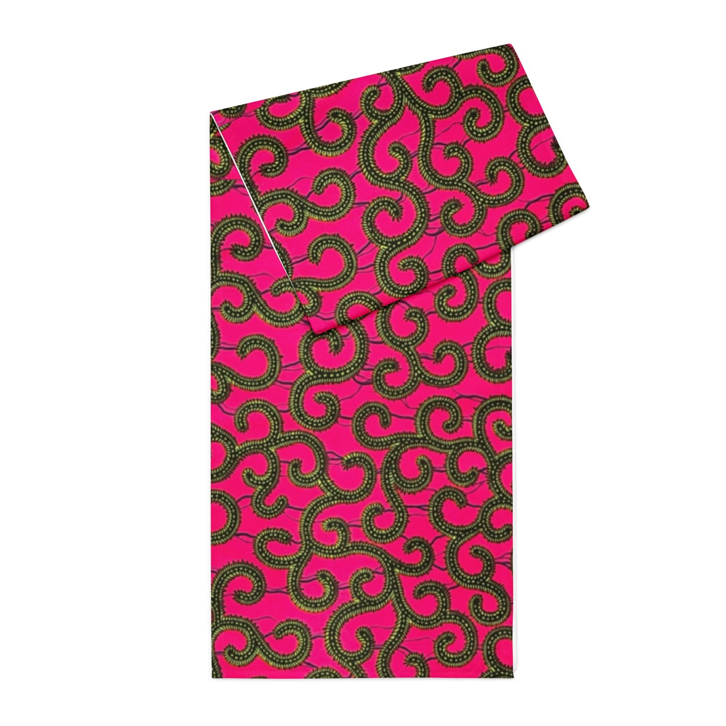 Pink Ankara Table Runner